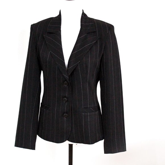 Vintage Rodan Black Hourglass Blazer for Women, Size 7/8 (Petite) - Picture 1 of 7